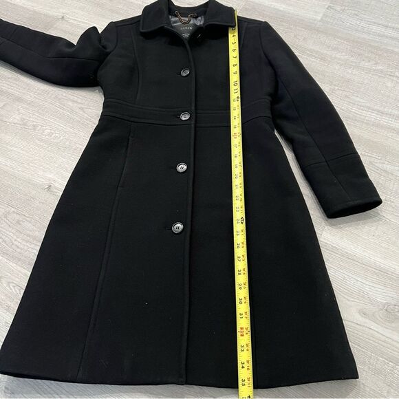 J Crew lady day topcoat in Italian double-cloth wool blend Size 4 Petite - Picture 5 of 8